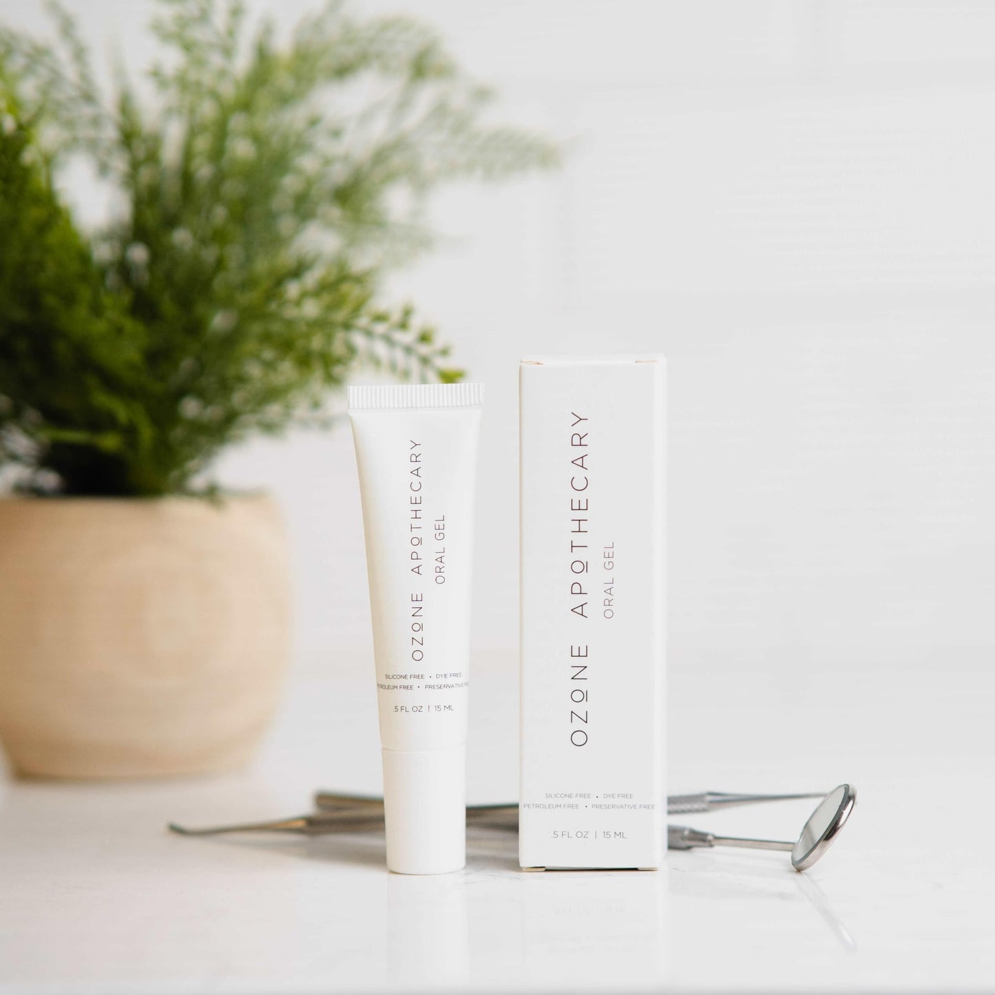 Ozone Apothecary Oral Gel Ozone Oil Infused Gel Dental Care Antibiotic-Free Multipurpose for Promoting Healthy Mouth