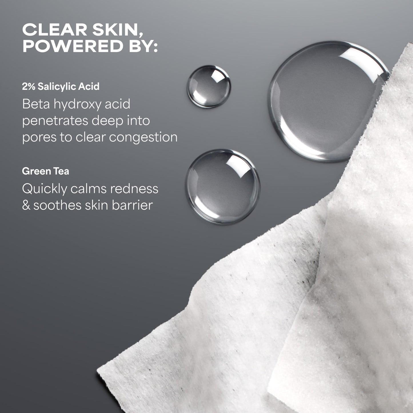 Paula's Choice SKIN PERFECTING 2% BHA Salicylic Acid Exfoliating Pads,10 Ct
