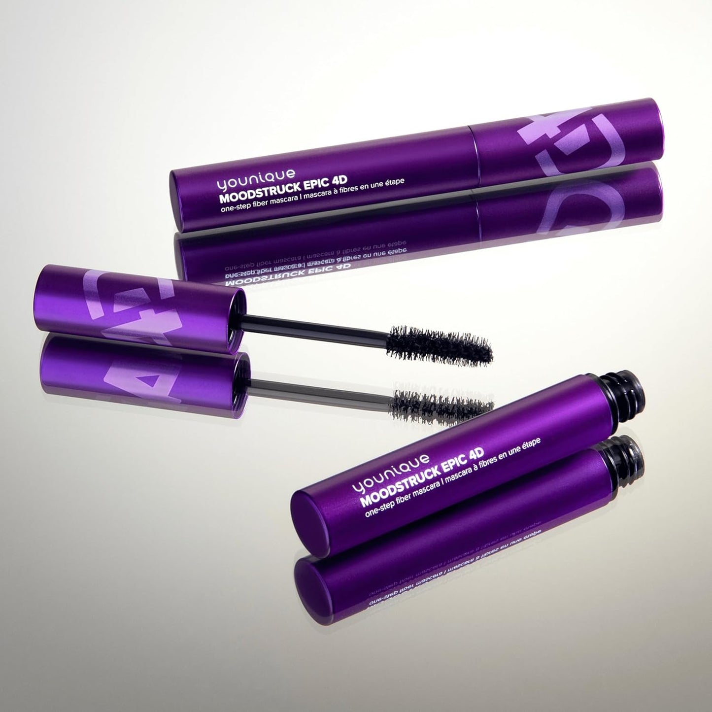 Younique Moodstruck Epic 4D Fiber Mascara - Volumizing & Lengthening | Waterproof, Smudge-Proof, Black