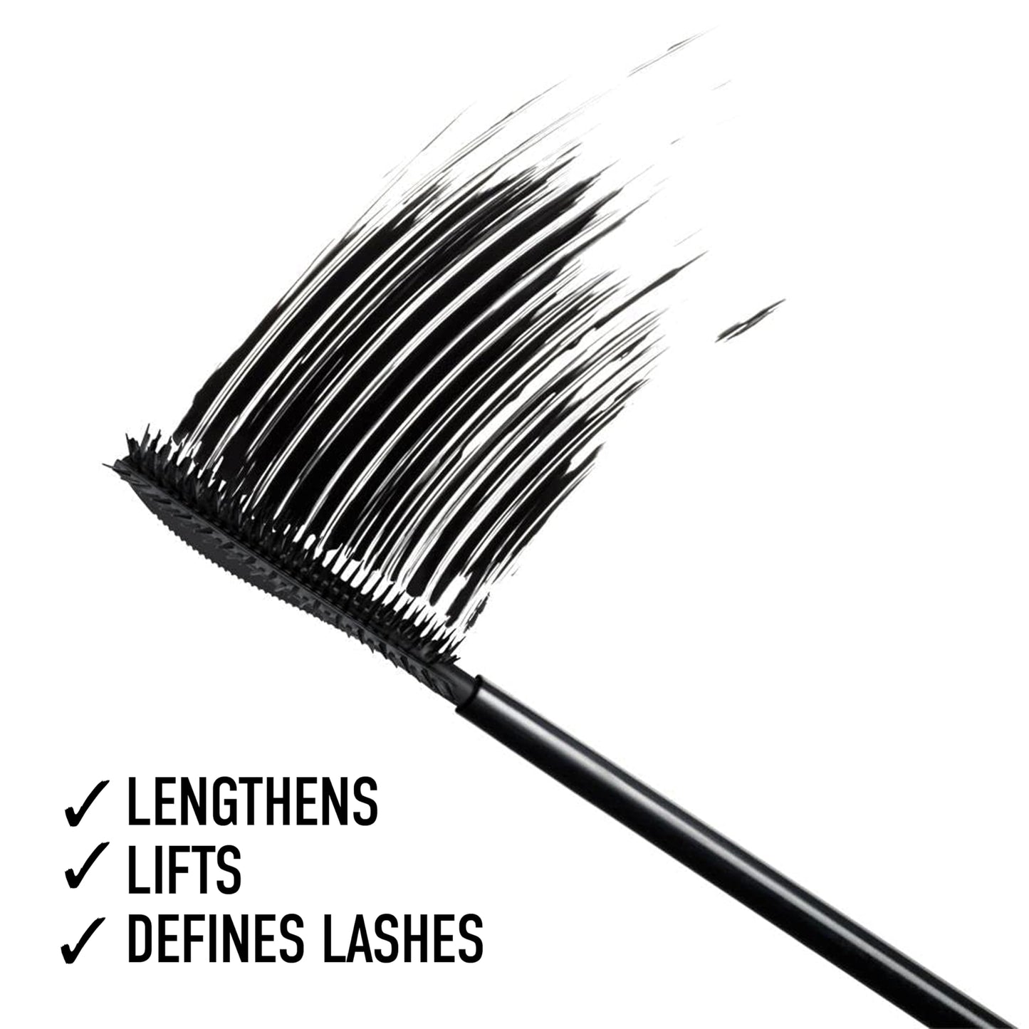 bareMinerals Strength & Length Serum-Infused Black Mascara, Full Size, Vegan, Cruelty-Free & Dermatologist-Tested