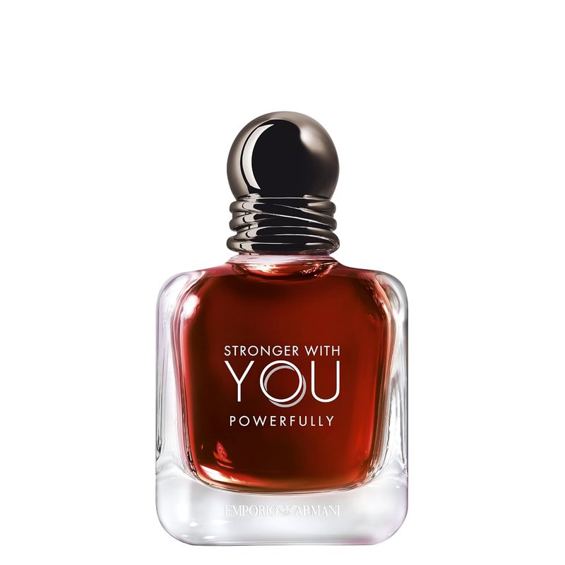 Armani Beauty Stronger With You Cologne for Men - Warm Spicy Fragrance with Chestnut & Cherry | 3.4 oz