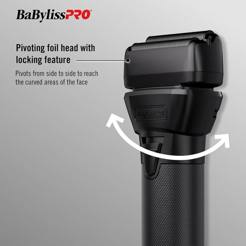 BaBylissPRO FXONE Double Foil Shaver - Interchangeable Battery for Precision Grooming