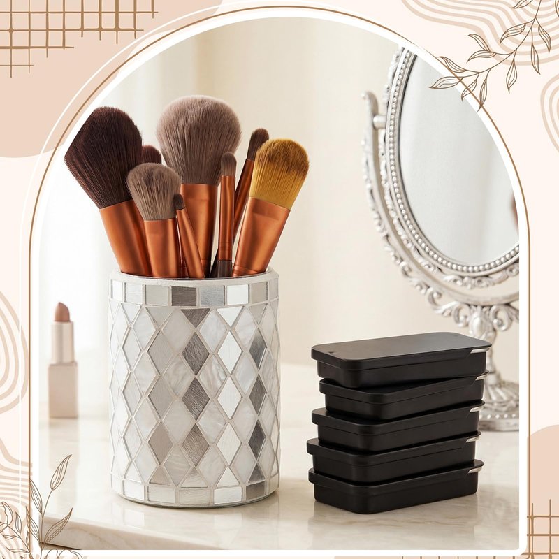 Norme 80 Pcs Rose Gold Slide Top Small Tins Containers Rectangular Cosmetics Metal Boxes Small Lip Balm Containers Metal Tins with Lids for Lip Balm Jewelry Crafts Pills,3.15 x 1.38 x 0.43"