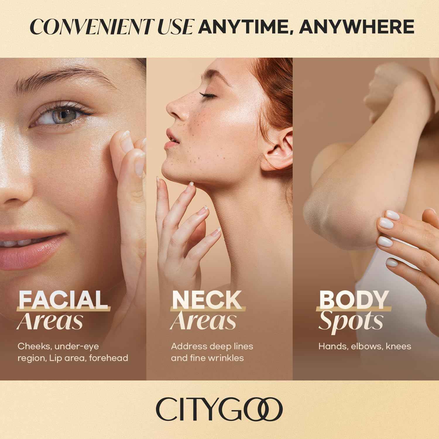 CITYGOO Retinol Eye Stick With Collagen, Hyaluronic Acid For Dark Circle, Under Eye Cream Anti Aging, For Puffiness and Bags Reduces Fine Lines (Retinol Eye Stick, 1pcs)