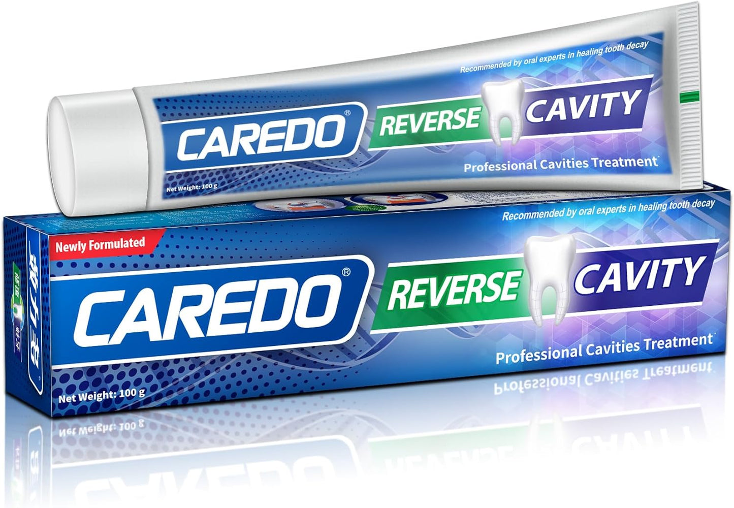 Cavity Repair Toothpaste - Remineralizing Hydroxyapatite Formula for Tooth Decay | 100g, Grey White