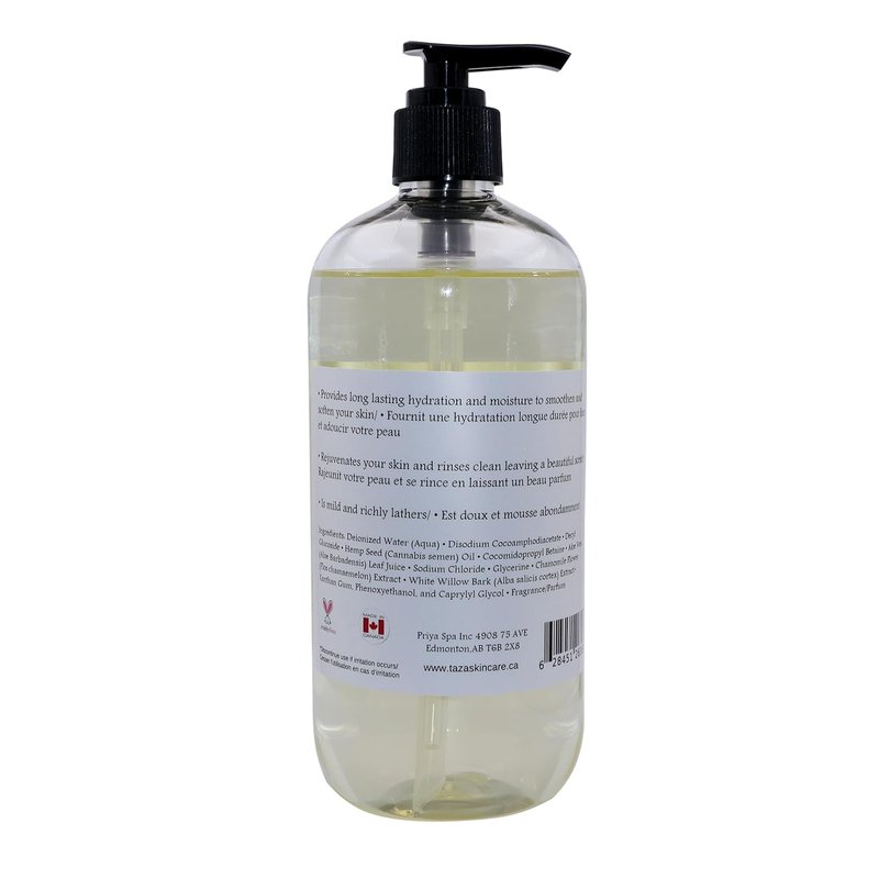 Taza Premium Natural Omega-3 Body Wash - Soft Skin Formula | 16 fl oz (473 ml)