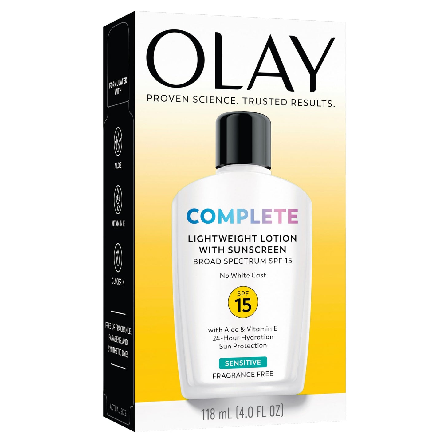 OLAY Complete All Day Moisturizer SPF 15, Sensitive 4 oz (Pack of 2)