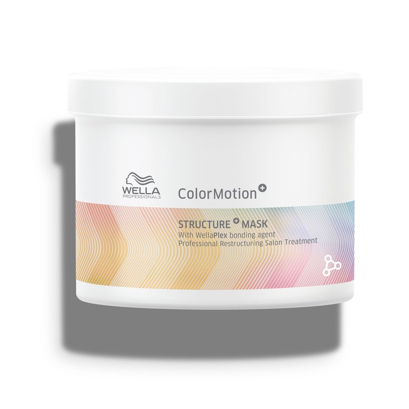 Wella Professionals ColorMotion+ Structure+ Bonding Mask | Intense Deep Conditioning Treatment | Preserves Hair Color Vibrancy | 16.9 Fl Oz