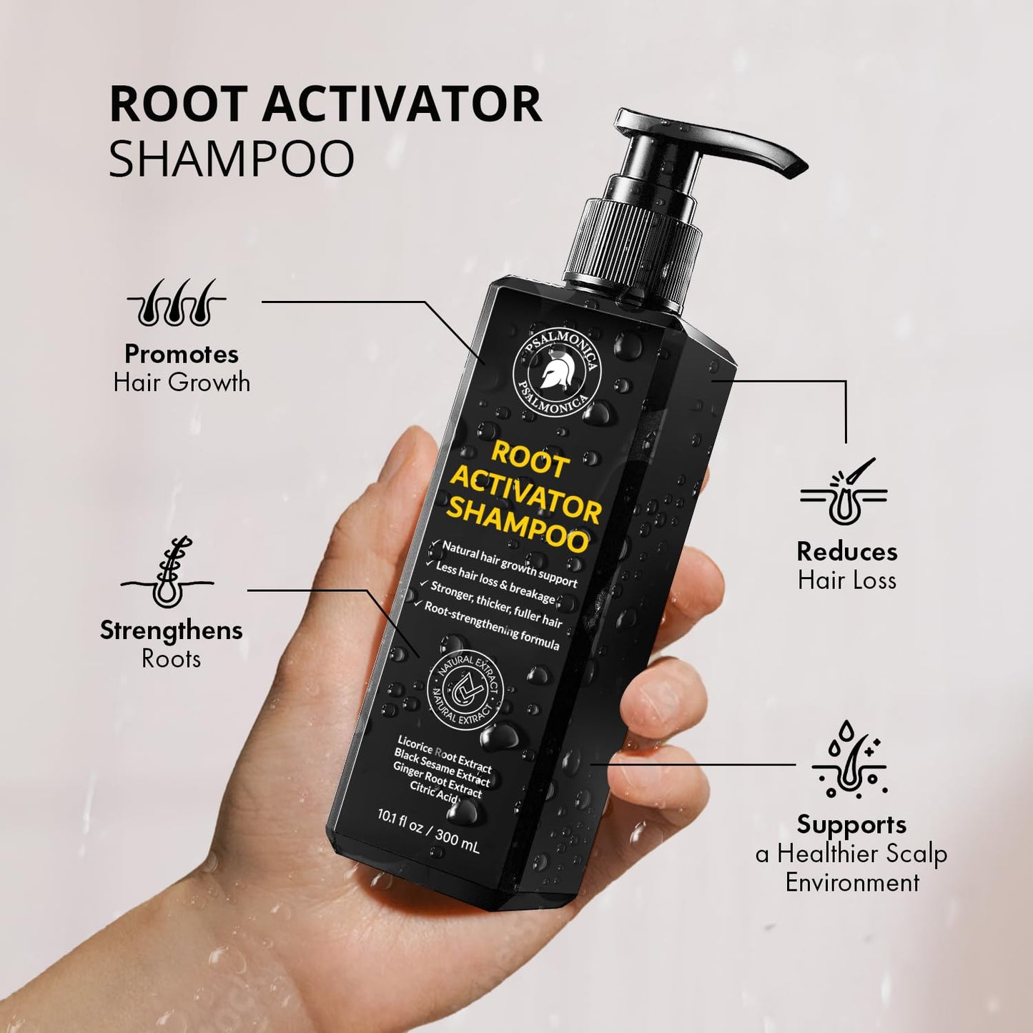 Hair Growth Shampoo and Conditioner Set - Sulfate-Free Thickening Formula for Hair Loss | Regrowth Treatment for Men & Women