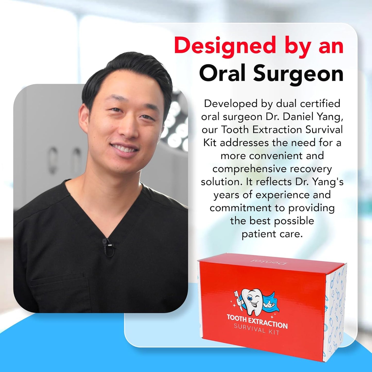 Wisdom Teeth Recovery Kit - Reusable Head Wrap with Ice Packs, Oral Irrigation Syringe & More | Complete Healing Essentials