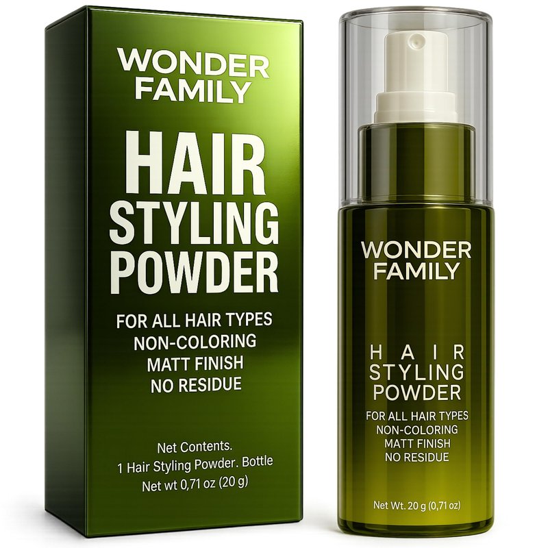 Hair Styling Powder – Based Texture Powder Volumizer for Men & Women – Lightweight Hair Dust for Hairline Lift & Matte Finish – Texturizing Volume Play Level Enhancer, Non-Greasy Finishing Grip Dust