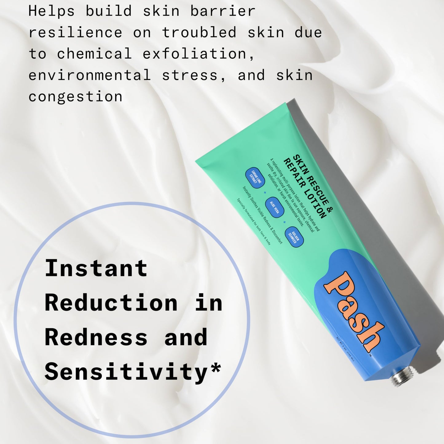 Pash Skin Barrier Rescue & Repair Daily Moisturizer, Fragrance-Free