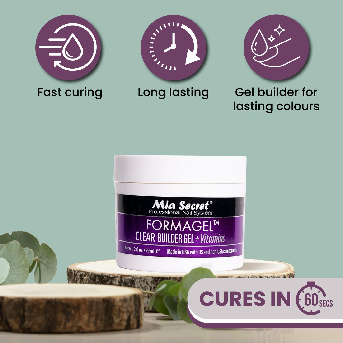 Mia Secret FORMAGEL Builder Gel 2oz - CLEAR