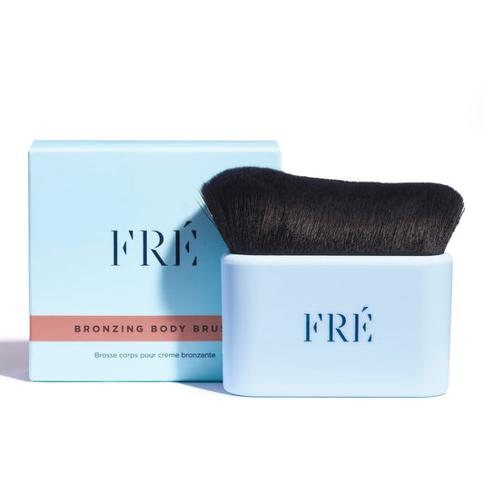 FRÉ Bronzing Body Brush – Soft Bristles, Vegan Kabuki Brush for Self-Tanner & Sunscreen Application