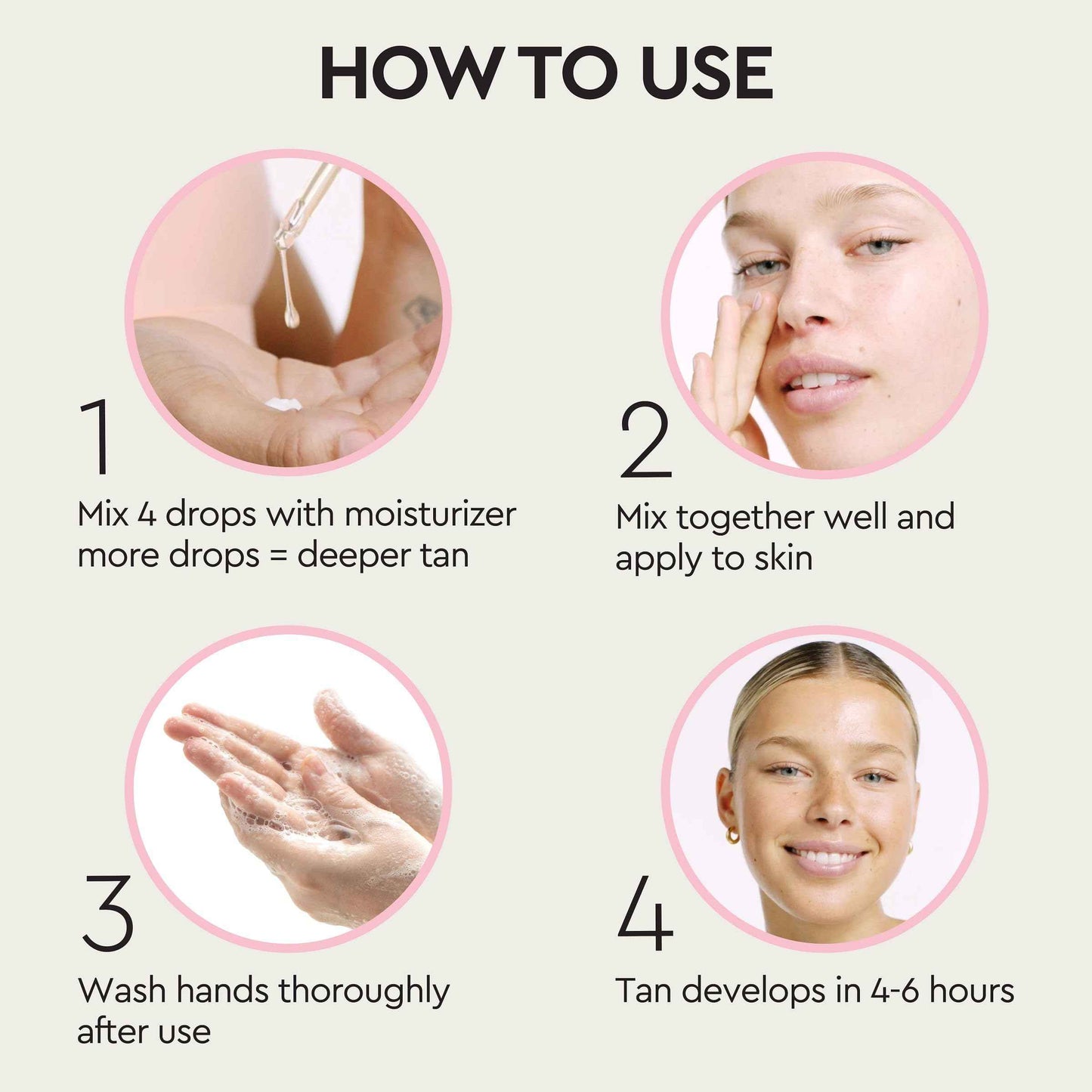 Tanologist Light Self Tan Drops, Streak-Free Body & Face Tanning Drops, No Fake Tan Smell, For Moisturizer & Lotion, Bronzing Face Tanner, Skincare Ingredients, Vegan, 1.01 fl. oz/30 ml Bottle