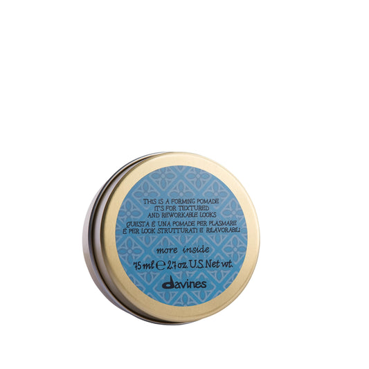 Davines This Is A Forming Pomade, Medium Hold Structure & Workability - Lightweight Formula for Short Hair Styling - Natural Shine & Memory Effect, 2.54 Fl Oz