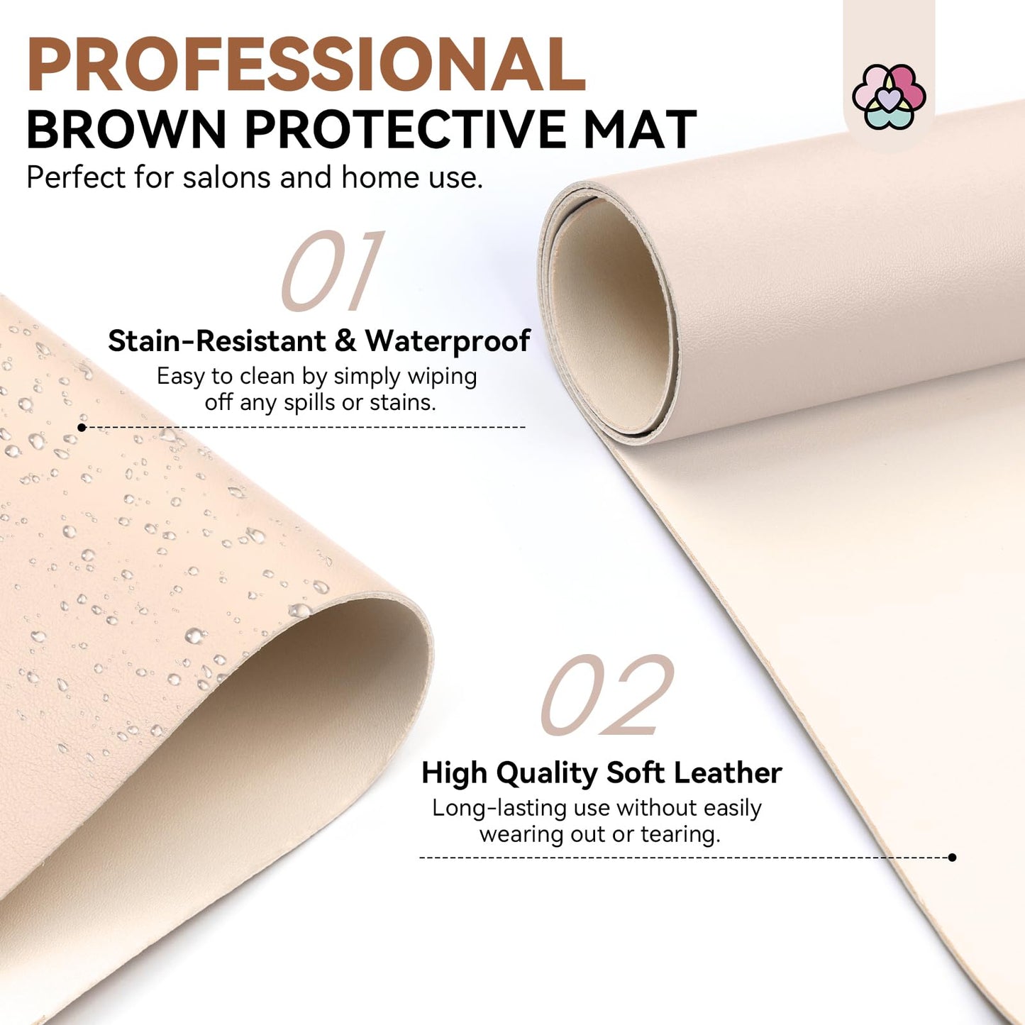 SAVILAND Arm Rest for Nails Tech Professional: 15.7" Full-Length Nail Arm Rest for Apricot Super-Comfort Big Nail Arm Restwith Microfiber Leather Mat Height Hand Pillow Cushion Nail Salon Manicure