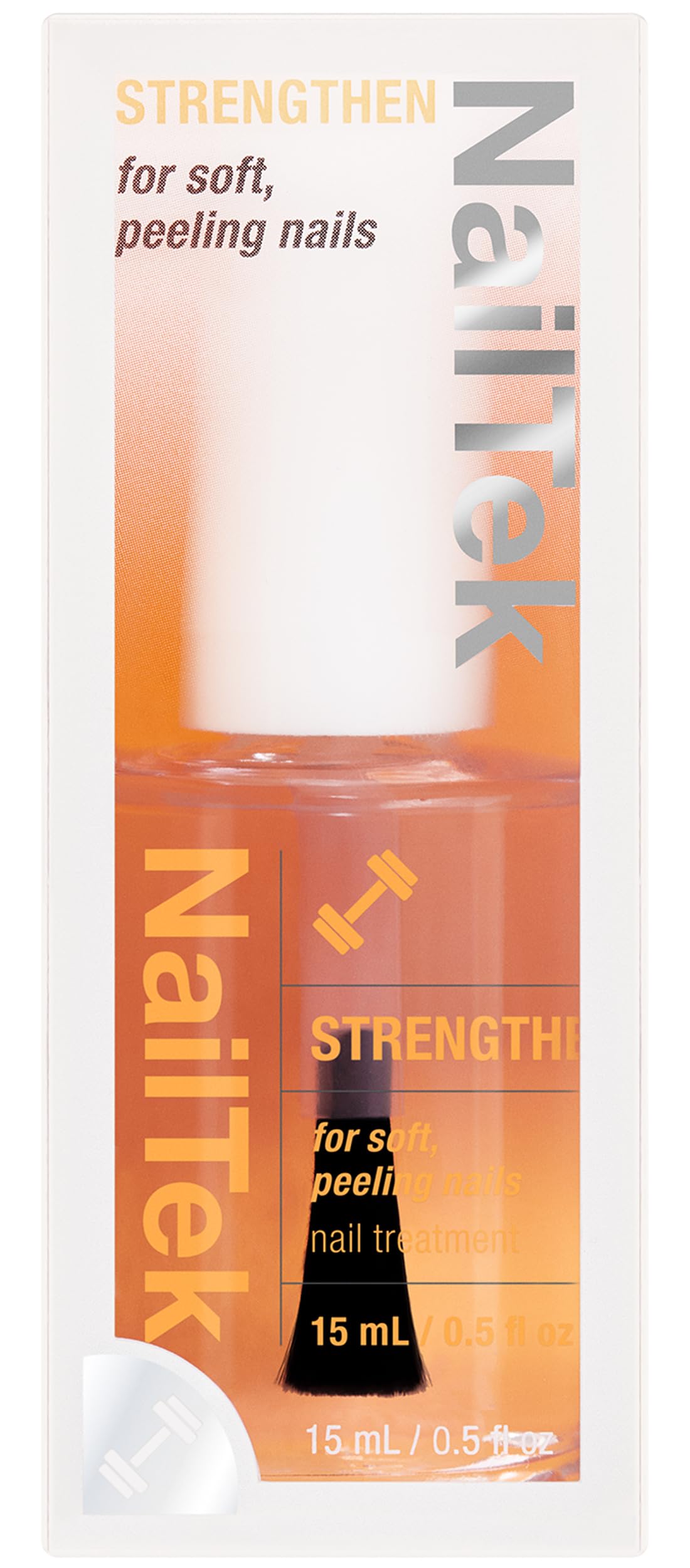 Nail Tek Formula 2 Nail Strengthener Polish – Protein-Enriched Repair Treatment for Soft, Peeling & Weak Nails, Restore Nails Strength, 0.5 fl oz