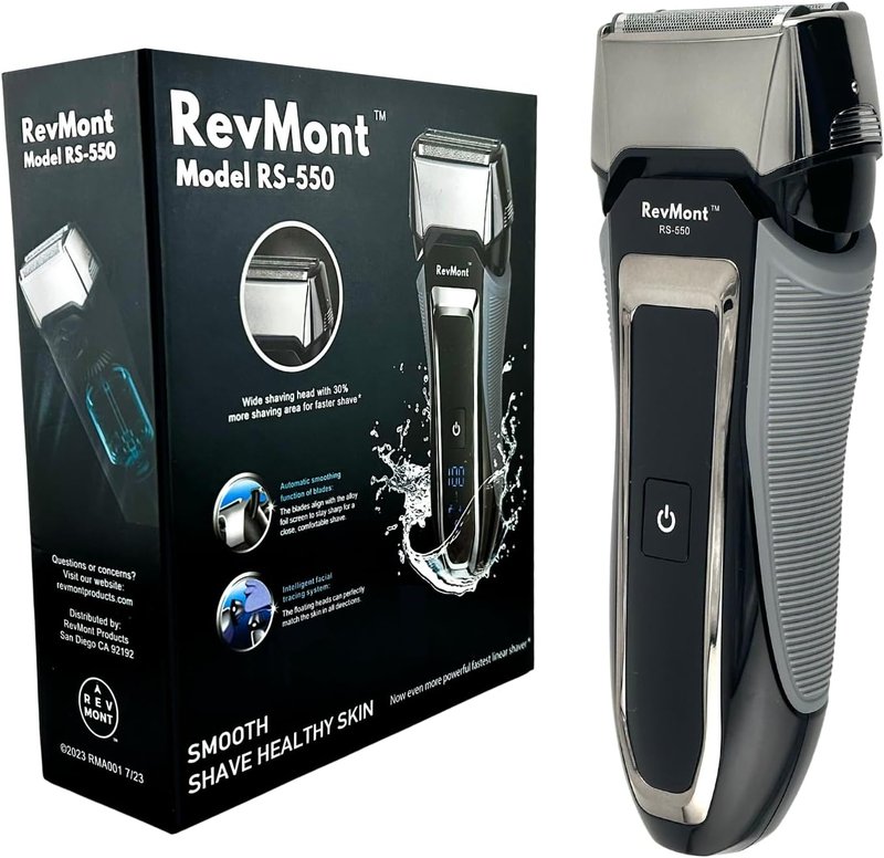 RS-550 Electric Razor for Men - Waterproof Foil Shaver for Wet or Dry Use | Beard & Sideburn Trimmer