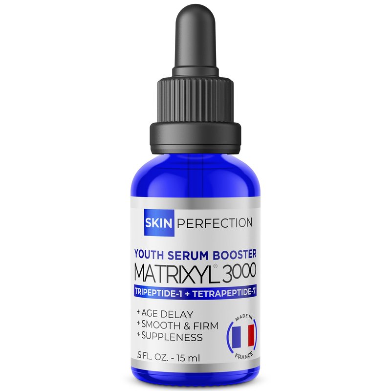 Skin Perfection Matrixyl 3000 Serum for Face Anti Aging - Face Serum for Women Anti Aging with Palmitoyl Tripeptide-1 Tetrapeptide 7 for Wrinkles & Fine Lines - Mix with Any Skincare Product - 0.5oz