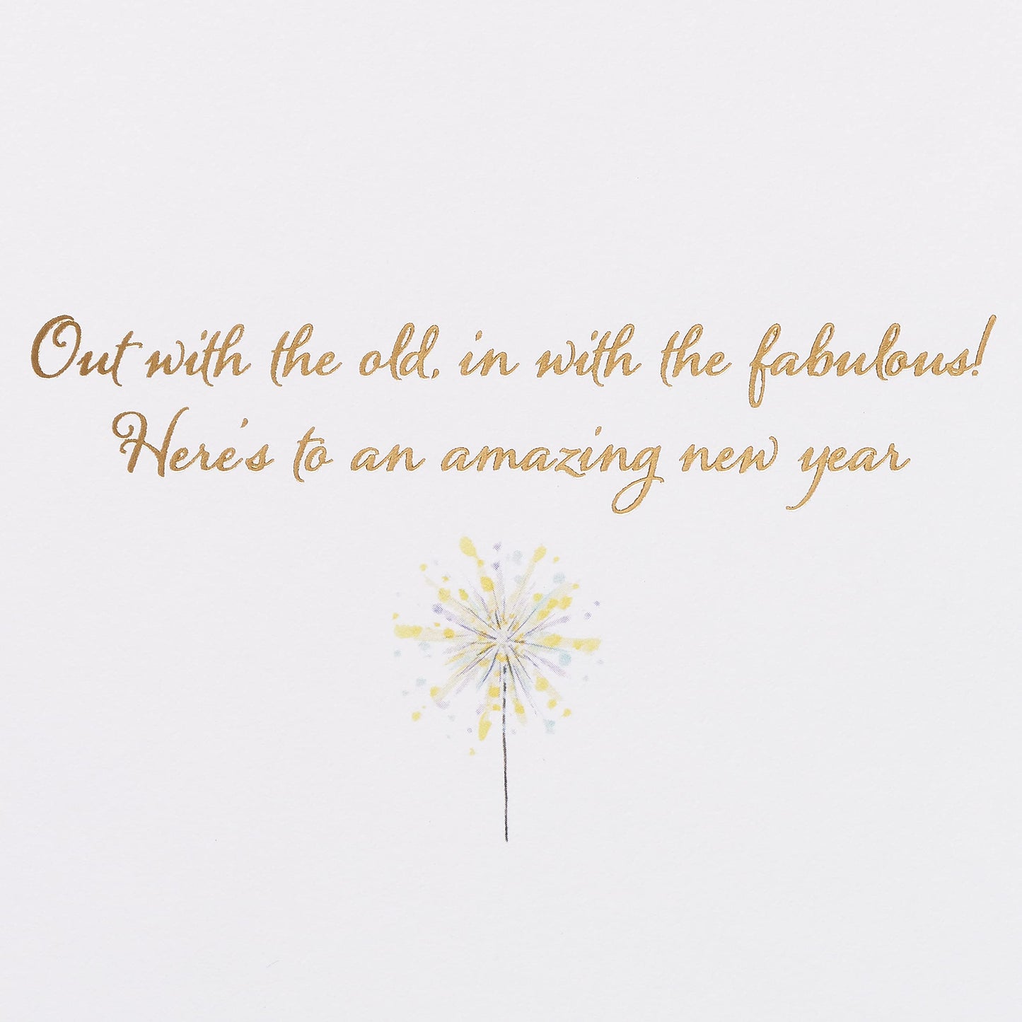 Papyrus Happy New Year Card - Designed by Bella Pilar (Out with the Old, In With the Fabulous)