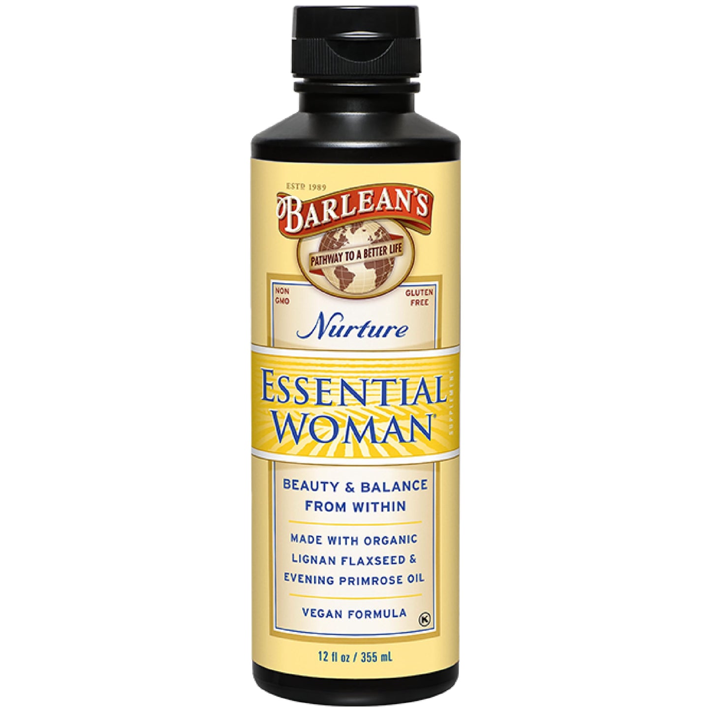 Barlean's Organic Oils, The Essential Woman, 12-Ounce Bottle