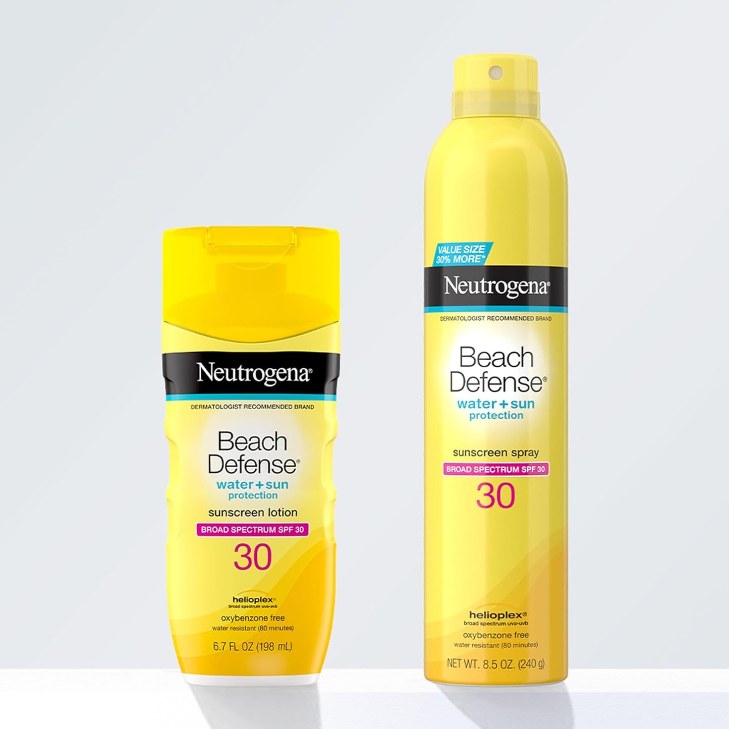 Neutrogena Beach Defense SPF 30 Sunscreen Spray - Lightweight, Fast Absorbing, Oxybenzone Free | 8.5 oz