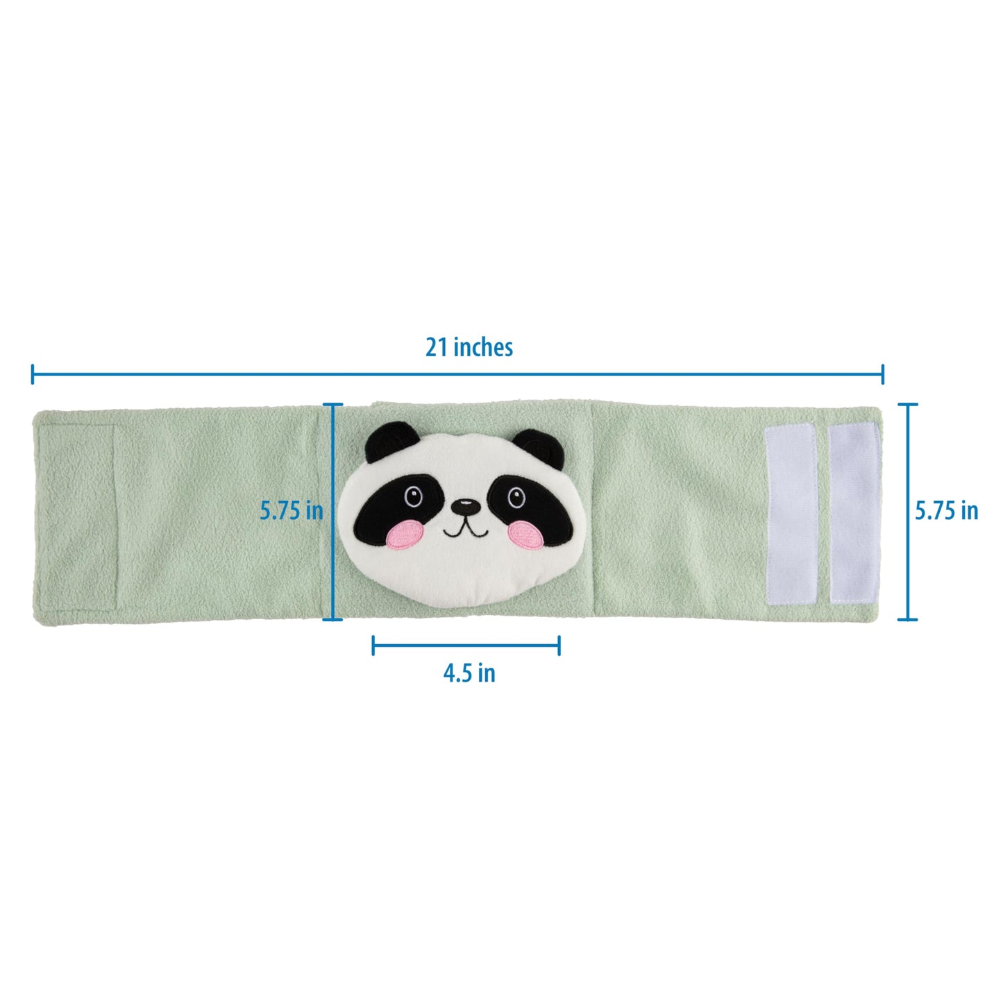 Dr. Brown's Infant Gripebelt Heated Belly Band, Soothe Baby's Tummy with Gentle Warmth and Compression, Panda, 0m+