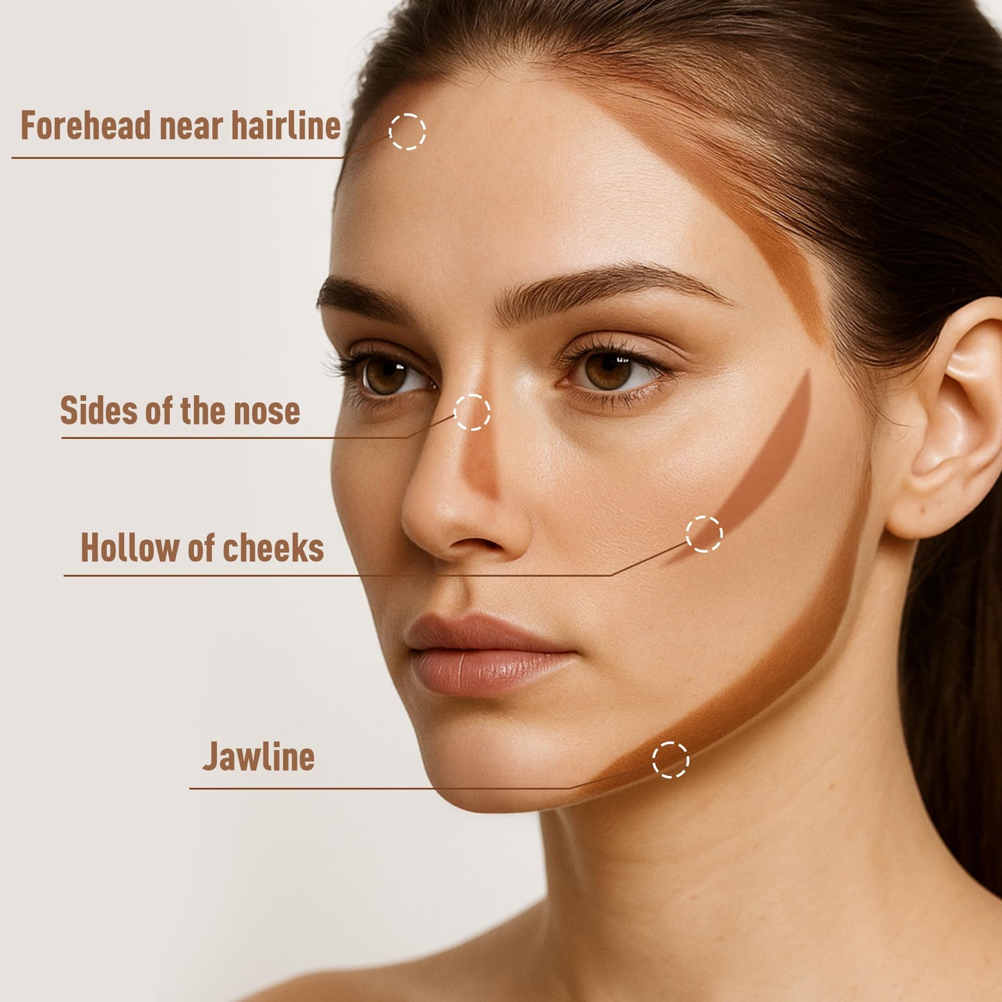 FV Liquid Cool Toned Contour Stick, Highly Pigmented, Longwear, Blendable Hydrating Formula with Natural Finish, Cream Contour & Bronzer Makeup for Fair/Light Skin, Vegan, 03 Light Neutral