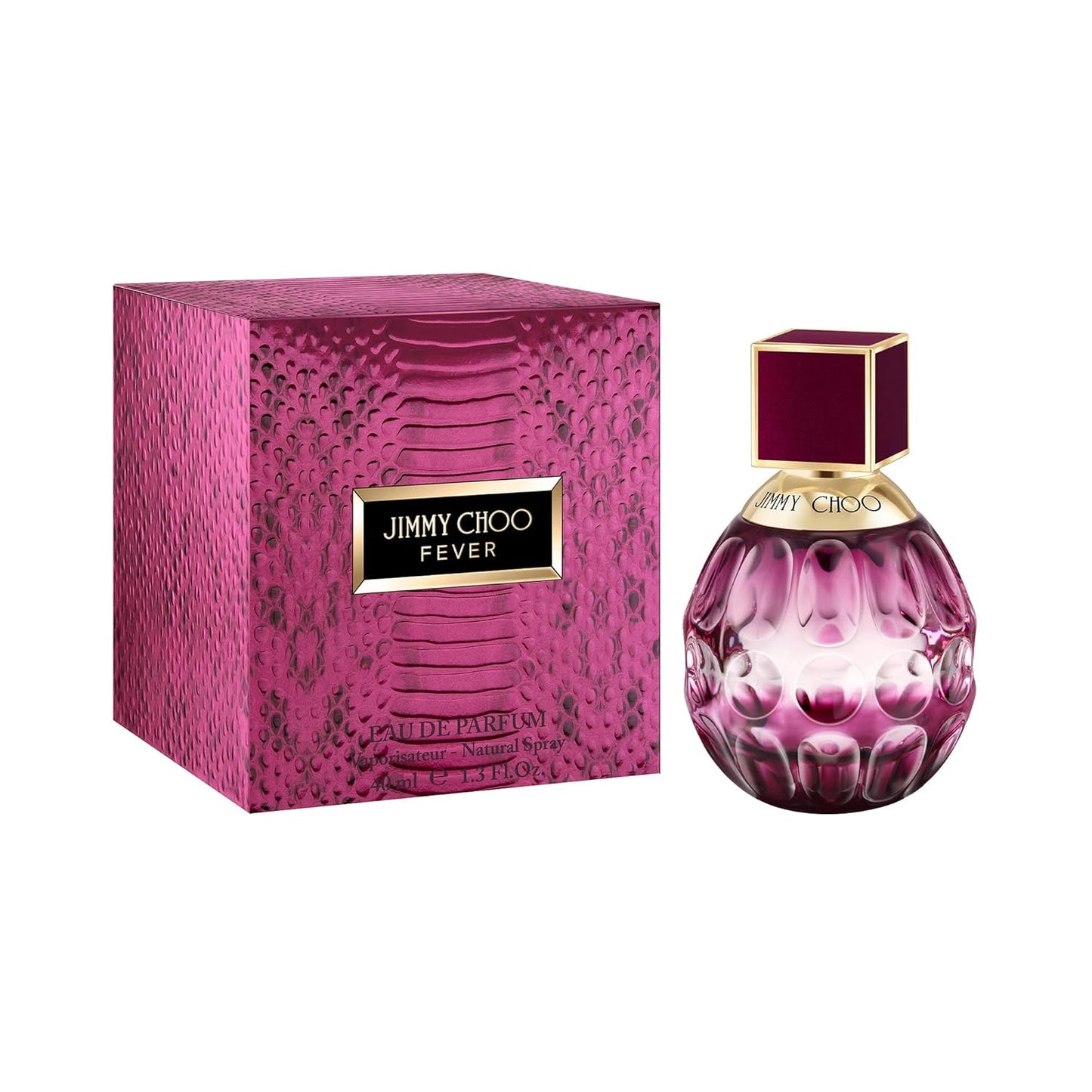 Jimmy Choo Fever Eau de Parfum | Floral Gourmand Women's Fragrance with Black Plum Nectar & Tonka Bean