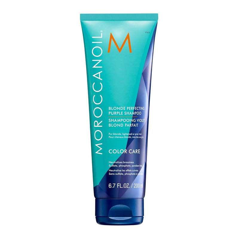 Moroccanoil Blonde Perfecting Purple Shampoo - Brightening Formula for Blonde Hair | 8.5 oz