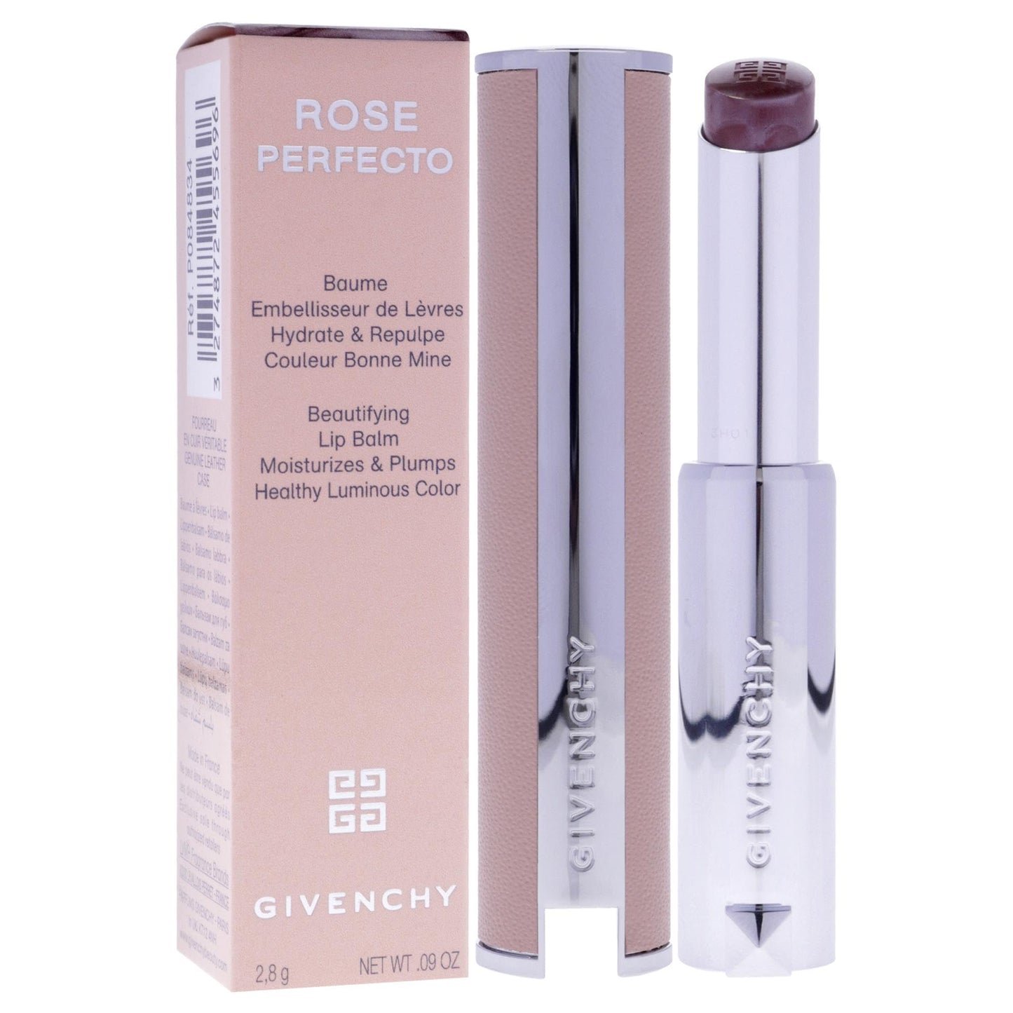Rose Perfecto Plumping Lip Balm - N117 Chilling Brown by Givenchy for Women - 0.09 oz Lip Balm