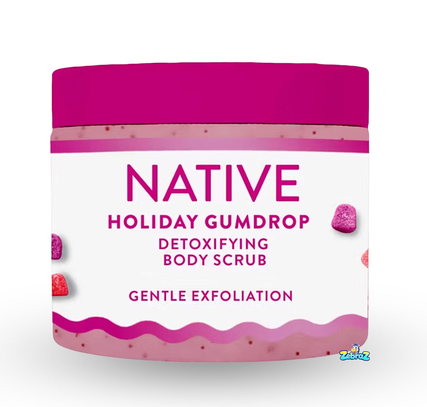 Native Limited Edition Holiday Body Wash Scrub - Gum Drop - 12oz - Pack Of 01