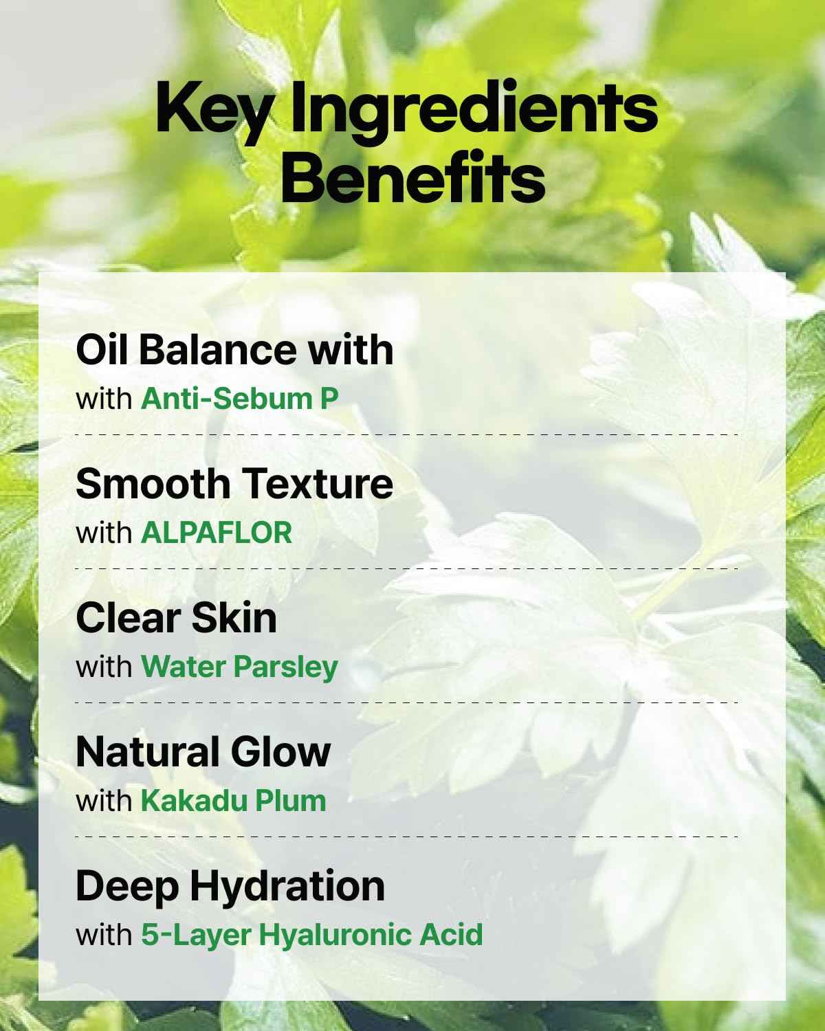 ClearDea Minari Calming Gel Serum for face – K-Beauty Hydrating & Soothing Face Serum with Korean Water Parsley, Green Tea, Mugwort & Lemon Balm Extracts, 30ml/1.01oz