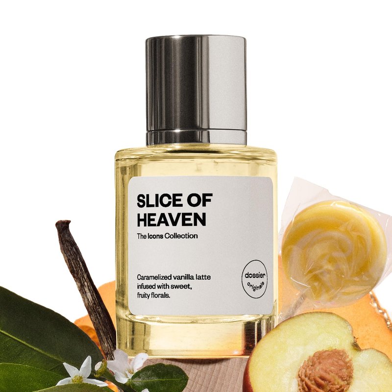 Dossier Slice of Heaven Eau de Parfum - Long-Lasting Sweet Almond Vanilla Fragrance | 1.7 fl oz (50ml)