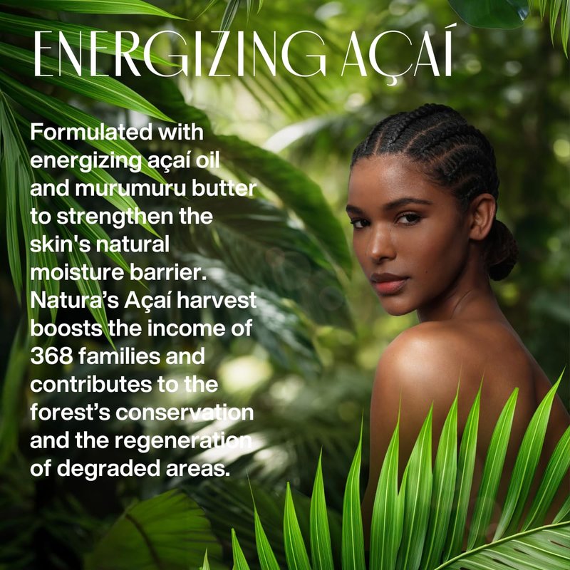 Ekos Açaí Hand Cream - Anti-Dullness Moisturizer for Fast Absorption | Vegan Skin Care - 2.6oz (75g)