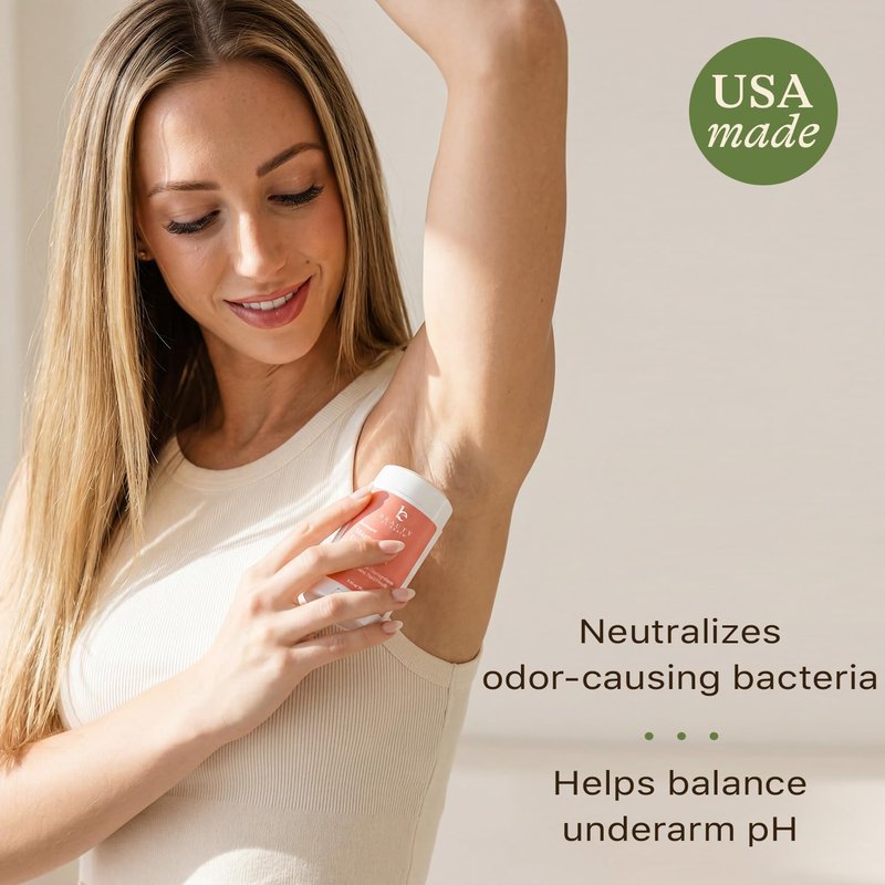 Aluminum Free Deodorant for Men & Women - USA Made with Natural & 55% Organic Ingredients, Fresh Long-Lasting Odor Protection, Baking Soda Free, Non-Irritating Magnesium Deodorant, Sensitive Skin Safe