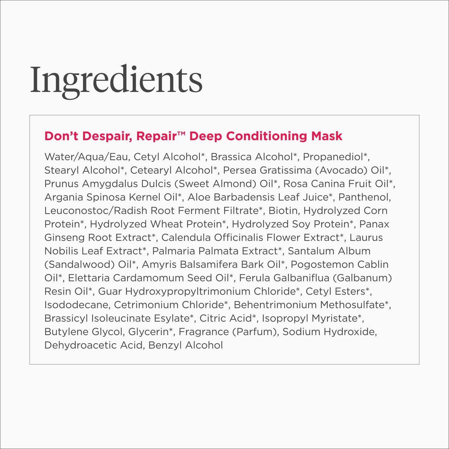 Briogeo Don't Despair, Repair! Birthday Cake Deep Conditioning Mask | Protein + Moisture Balance Conditioner for Dry, Damaged, Color-Treated Strands | Vegan & Cruelty-Free | 8 oz