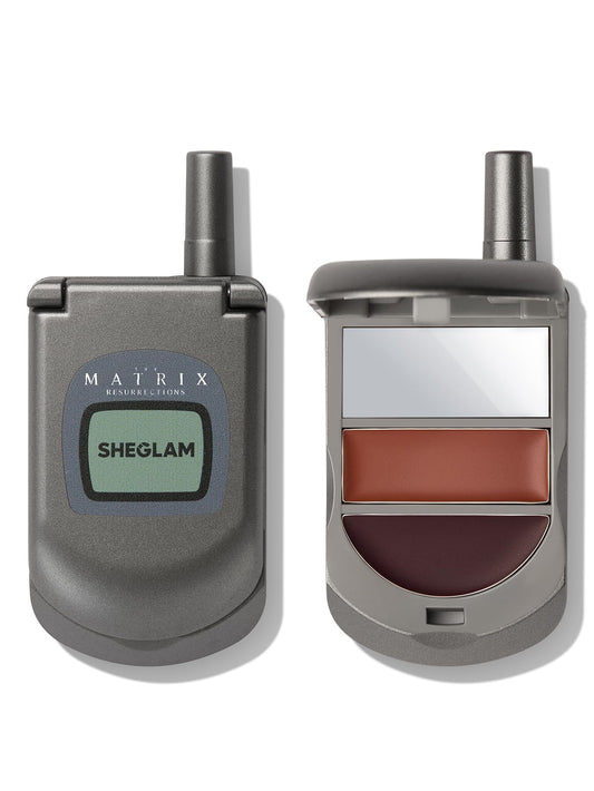 SHEGLAM The Matrix Going Digital Two-Tone Blush Lightweight Buildable Soft Blush for Cheek