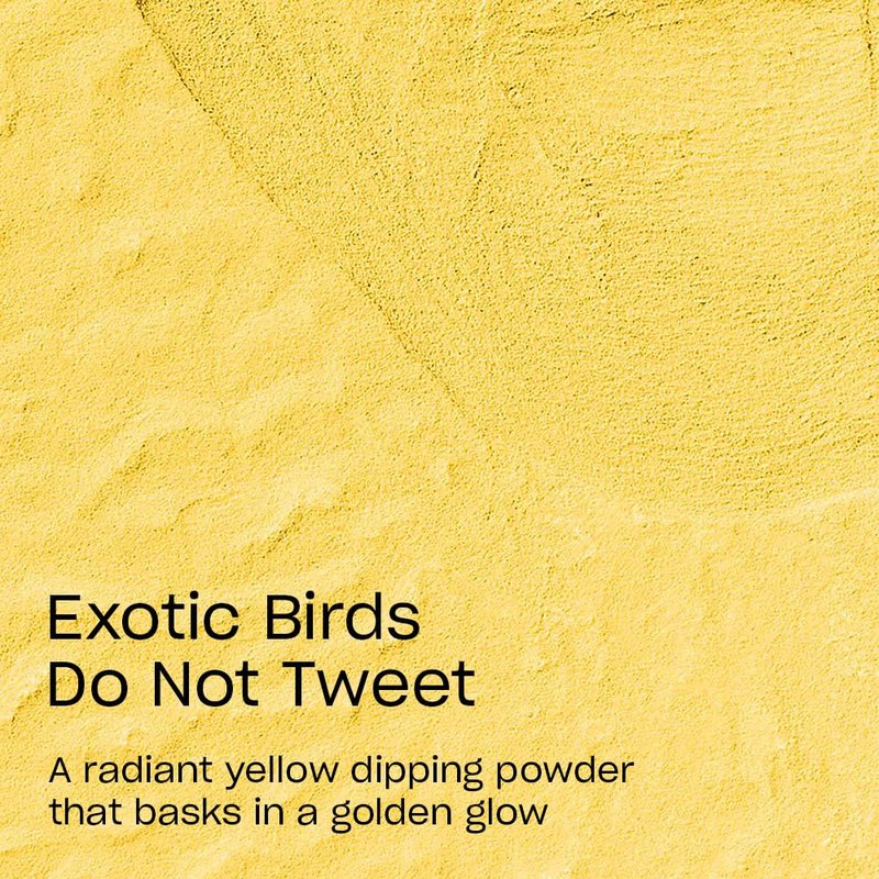 OPI Powder Perfection Exotic Birds Do Not Tweet | Opaque Soft Yellow Crème Nail Dipping Powder | Acrylic Alternative