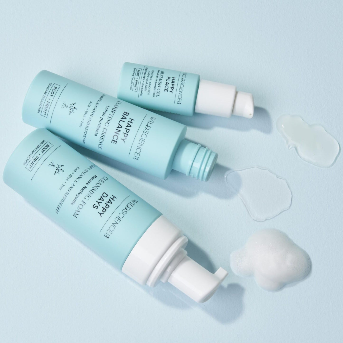 Wild Scicen Lab HAPPY BALANCE AHA + BHA + Zinc Clarifying Essence for Acne-Prone Skin