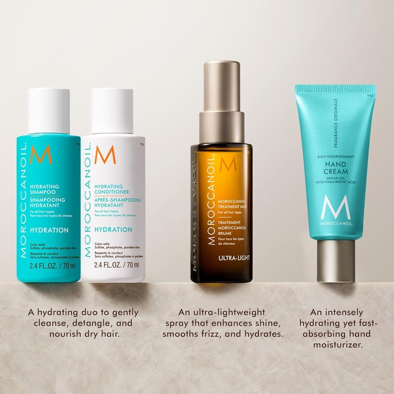 Moroccanoil Hair Care Gift Set - Nourishing Oils & Hydrating Treatments | Perfect for All Hair Types