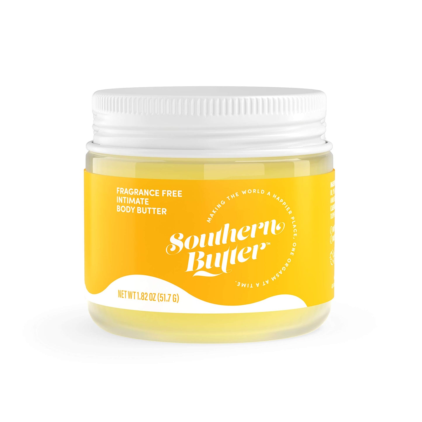 Green Goo Southern Butter Natural Intimate Body Butter, Fragrance Free, 1.82-ounce Jar
