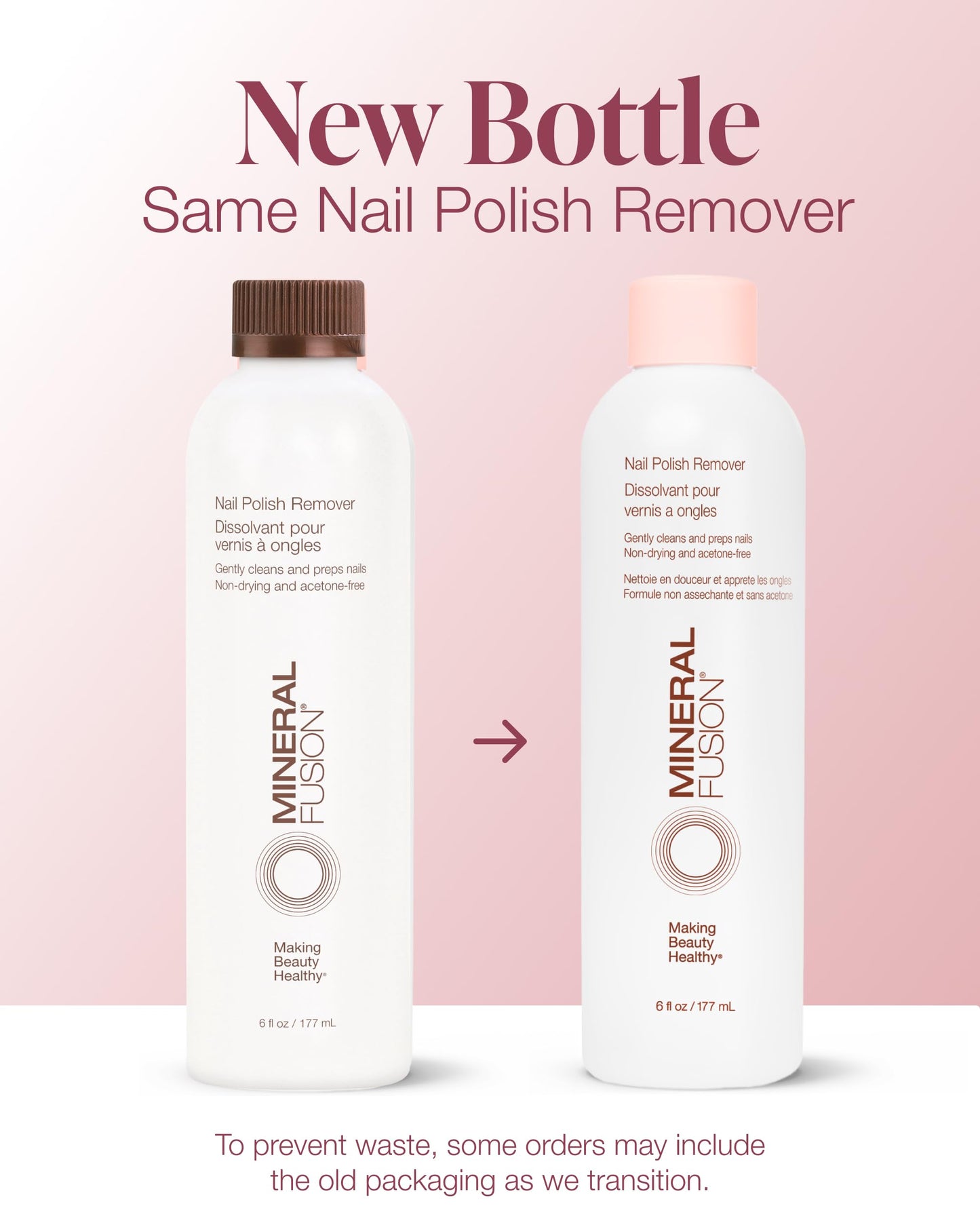 Mineral Fusion Nail Polish Remover, 6 fl oz