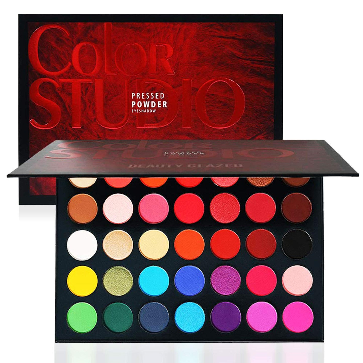 35 Color Eyeshadow Palette - Halloween Makeup | Matte & Shimmer Textures, Blendable Creamy Formula