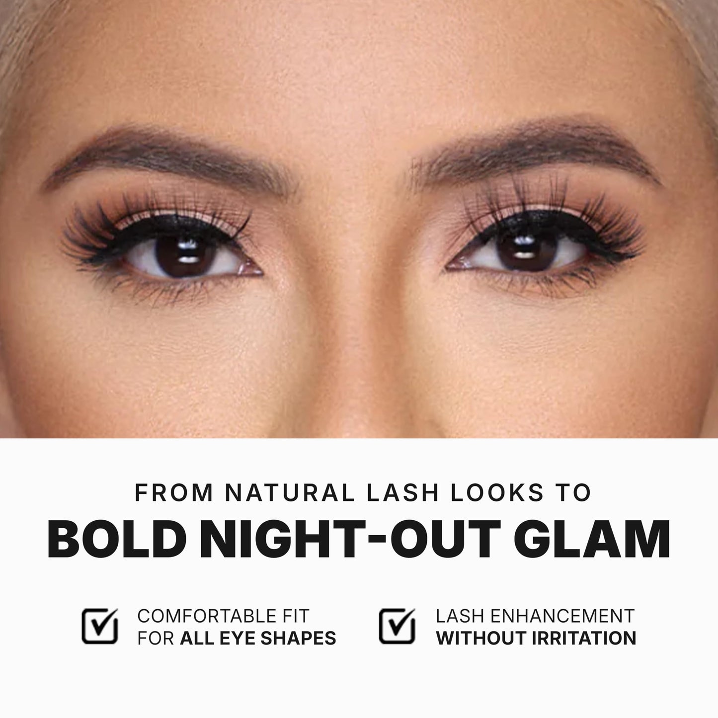 Luna Magic Bella Faux Mink Wispy Lashes with Soft Band, Reusable up to 10x, Lightweight Eye-Enhancing Design for Natural or Dramatic Eye Looks - Vegan & Cruelty-Free Eyelashes - 13MM – 3 Pair