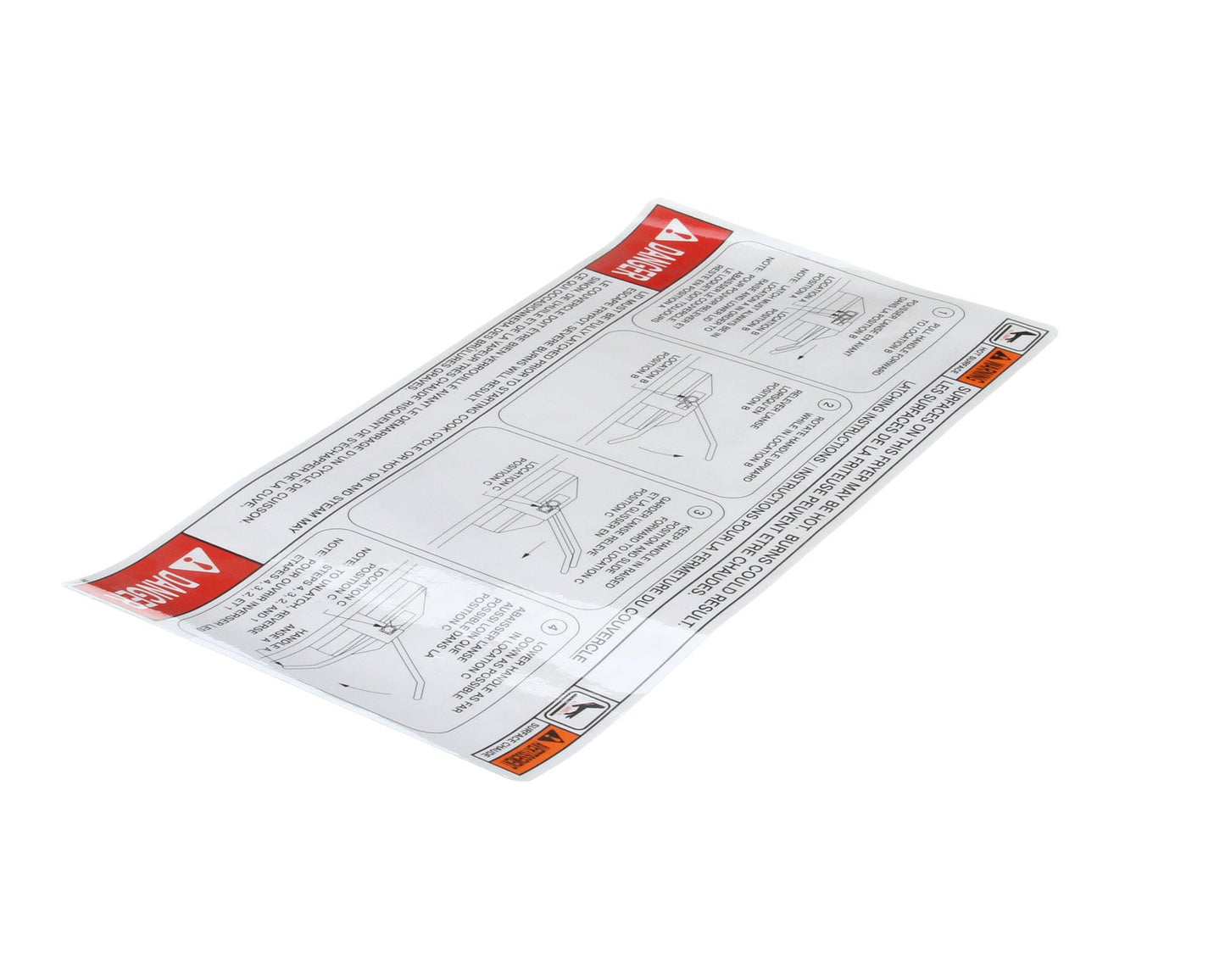 Henny Penny 35792 Label Lid Instruction English/French