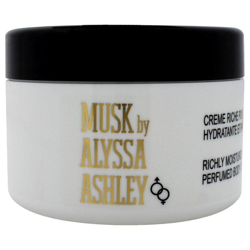 Alyssa Ashley Musk Body Cream - Super Moisturizing Formula for Women | 8.5 Ounce