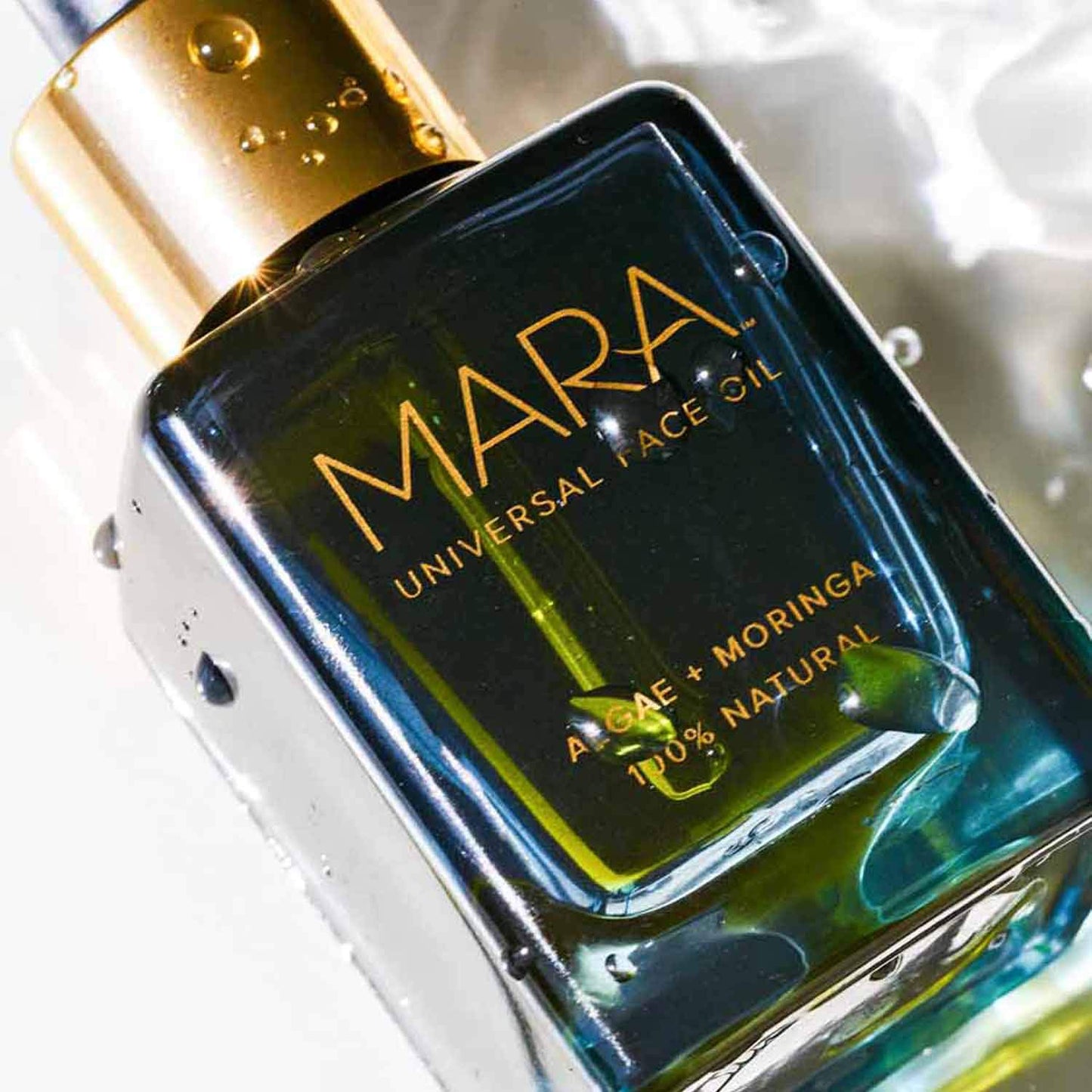 Universal Face Oil - Hydrating Anti-Aging Formula with Algae & Moringa | Glow-Boosting 0.5 oz (15 ml)