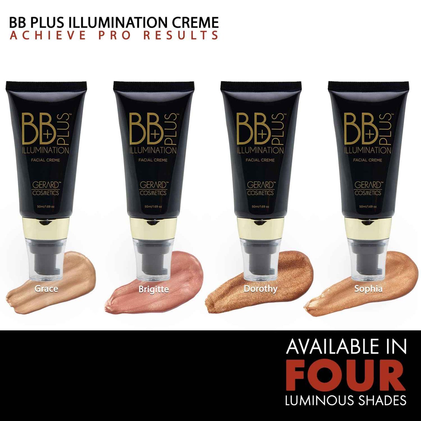 BB Plus Illumination Cream - Sophia by Gerard Cosmetic for Women - 1.69 oz Highlighter